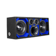 KTPON-208BLACK / DUAL 8" BLUE/BLACK COMANDO