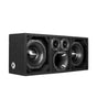 KTPON-208FULLBK / DUAL 8" BLACK/BLACK  LOADED PORTED BOX (With Tweeters + Driver) Comando Audio Inc.