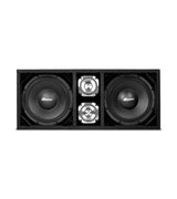KTPONV2-210BLACK / DUAL 10" BLACK LOADED PORTED BOX + 2 TWEETER Comando Audio Inc.