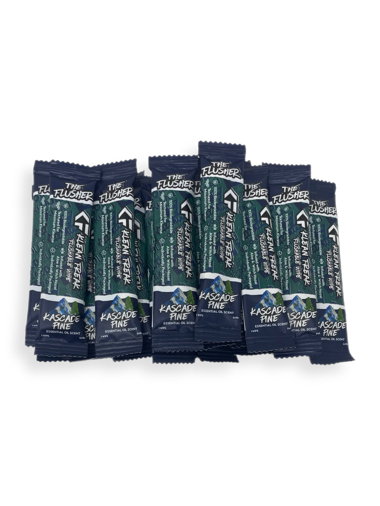 The Flusher - 100 Pack - Flushable Wipes Klean Freak