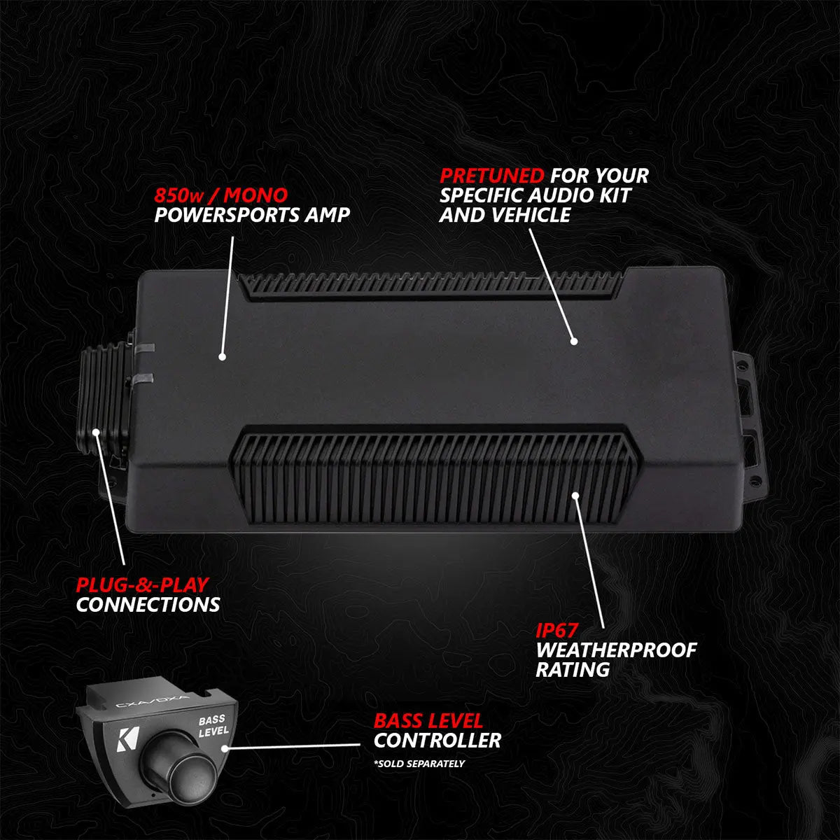 2020-2024 Polaris® RZR PRO Series Phase-3 V-Spec 3-Speaker 1400watt System for Ride Command SSV Works