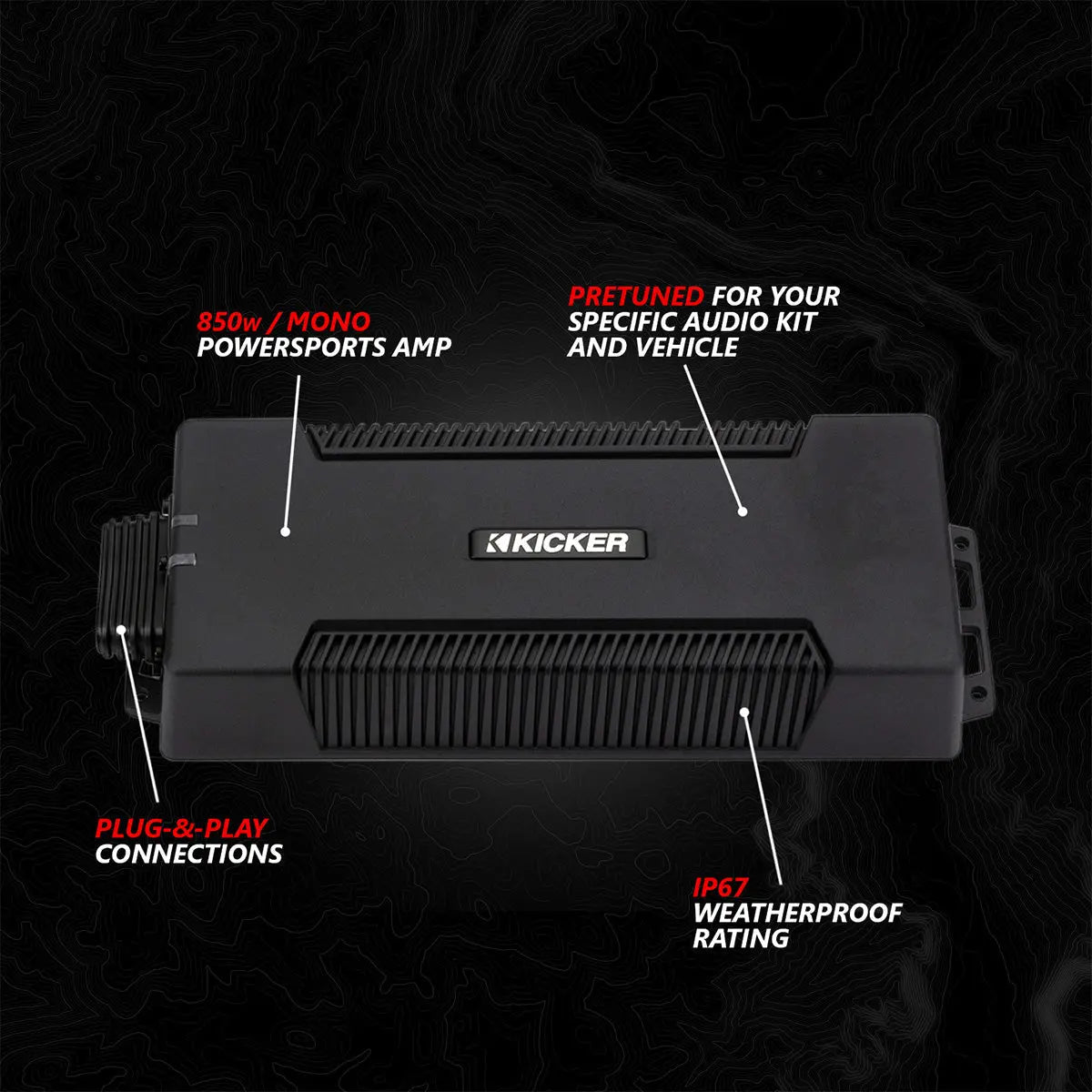 2017-2026 Can-Am® X3, Phase-3 V-Spec 3-Speaker 1650watt System w/MRB4 SSV Works