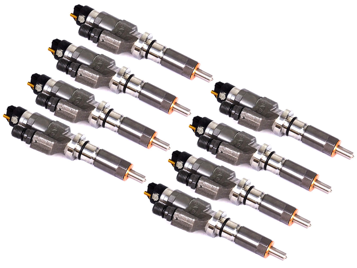 S&S Diesel LB7-SAC00 Fuel Injector with SAC Nozzle Set, Qty 8, 2001-2004 GM 6.6L Duramax LB7 S&S Diesel