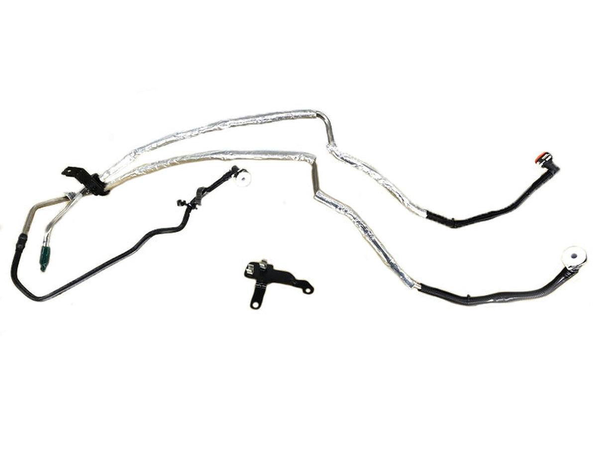LC3Z9J338D OE Fuel Filter Supply Line, With Mid-Ship Fuel Tank, 2020-2022 Ford 6.7L Powerstroke Ford OEM