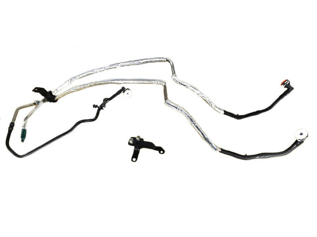 LC3Z9J338D OE Fuel Filter Supply Line, With Mid-Ship Fuel Tank, 2020-2022 Ford 6.7L Powerstroke Ford OEM