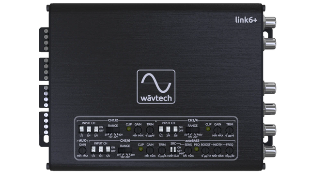 Wavtech Link6+ | 6-Channel LOC w/ AutoBASS, Matrix Summing, & Remote Wavtech
