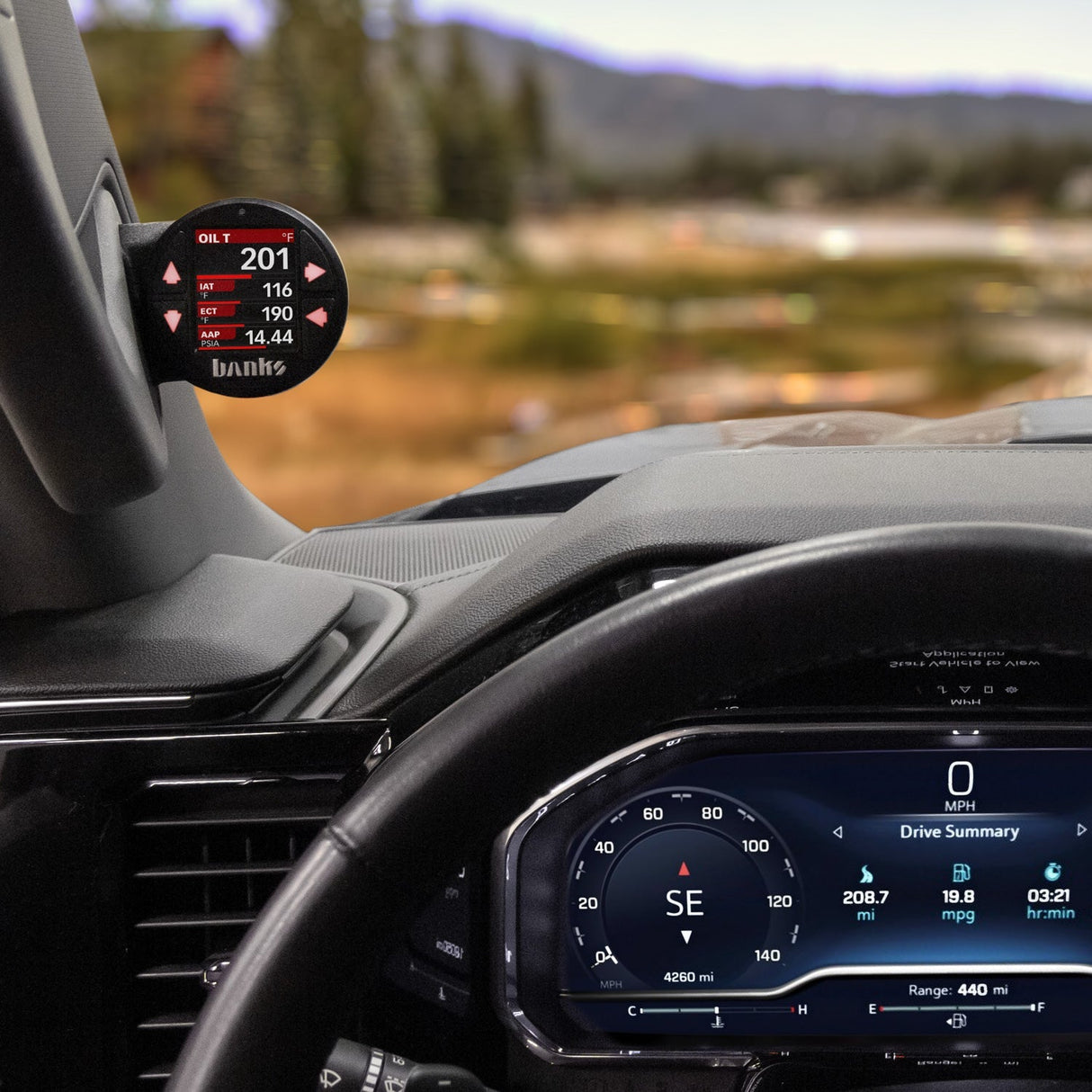 2024+ Duramax L5P Banks iDash Grab Handle Gauge Pod (63369)