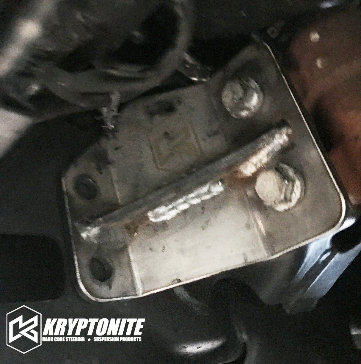 KRYPTONITE IDLER SUPPORT FRAME GUSSET FOR 2011–2025 CHEVY/GMC HD TRUCKS