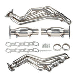 Exhaust Header for 1997-2004 Ford F-150(Incl. 2004 Heritage) / F-250 5.4L V8 O2/EGR Compatible Flashark
