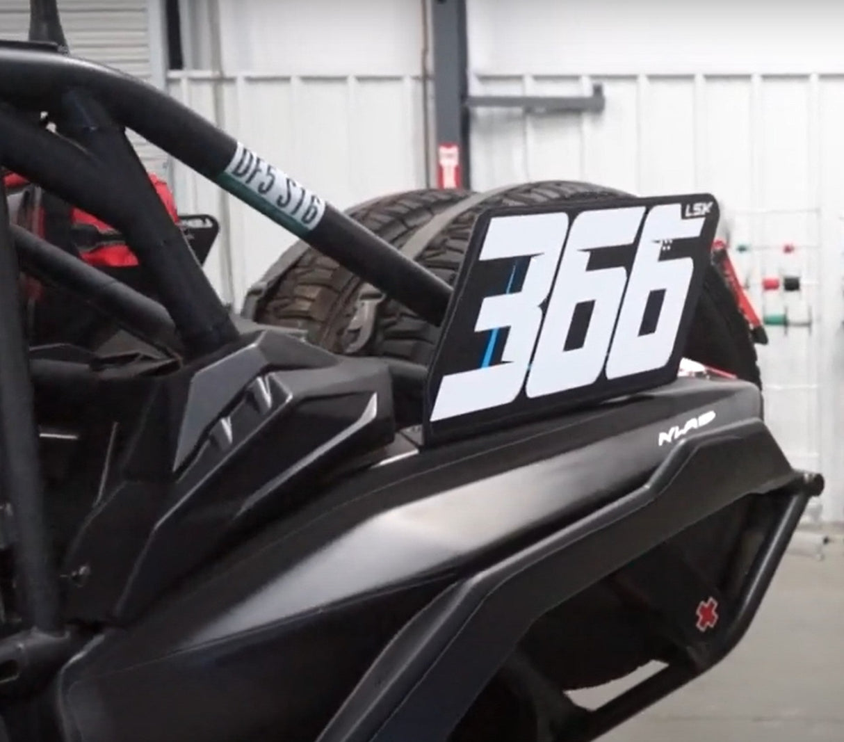 LSK Can-Am X3 Number Plates