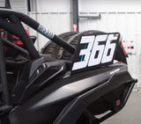 LSK Can-Am X3 Number Plates