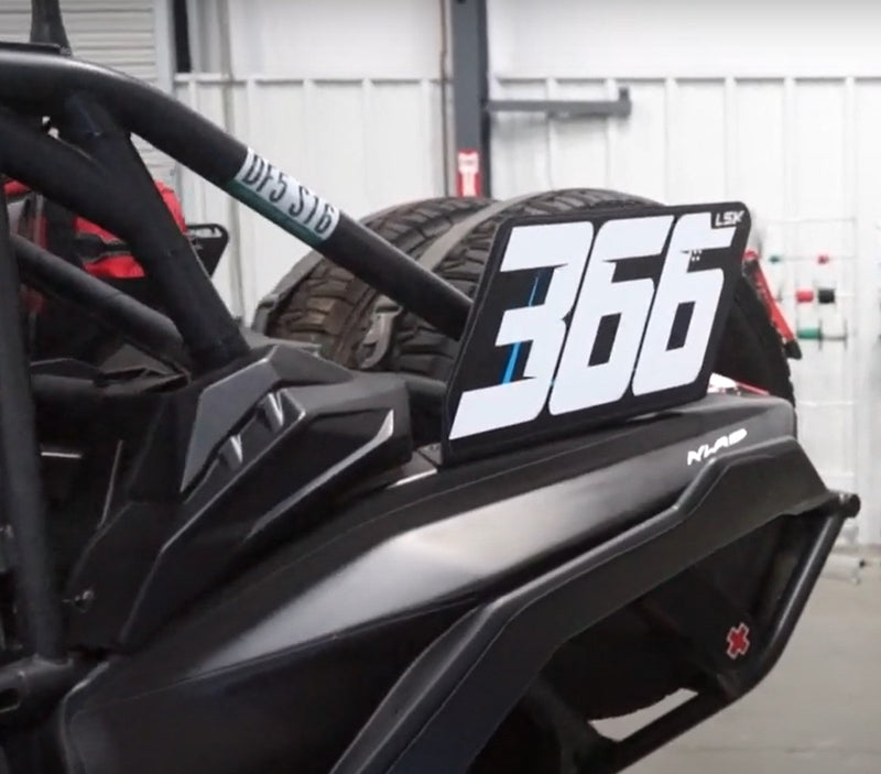 LSK Can-Am X3 Number Plates
