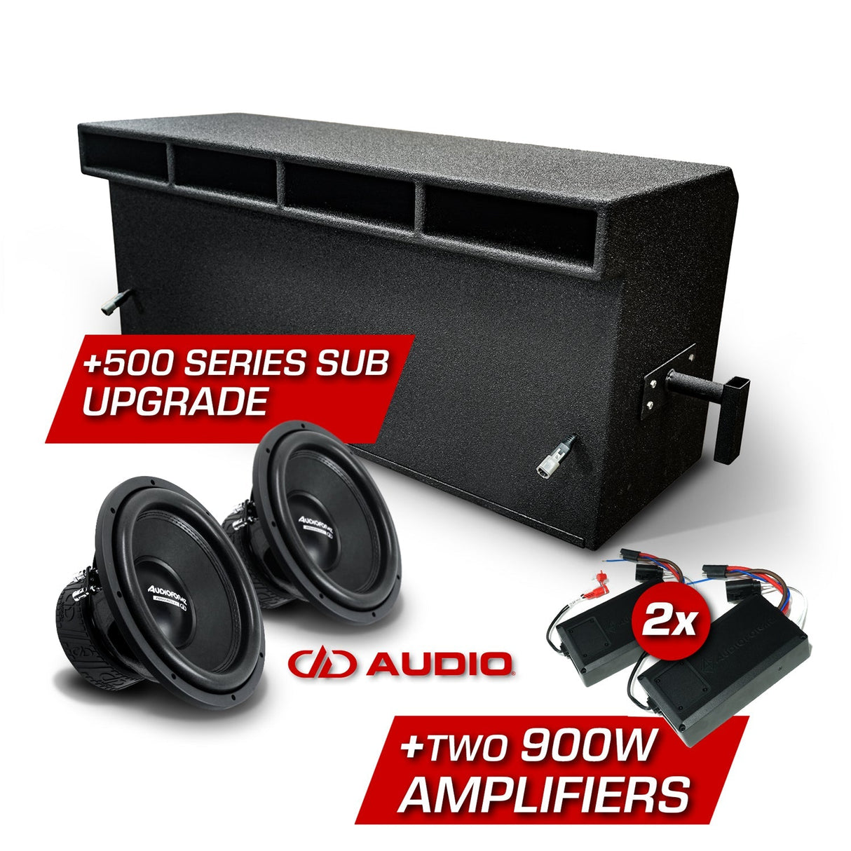 Can-Am Defender Ported Bed Subwoofer Box Can-Am