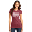 Ladies Tee - Red - American Built Corbin Custom Works LLC