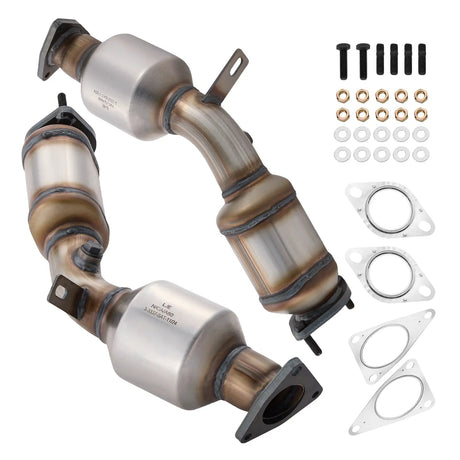 Left and Right 2-PC Catalytic Converter Kit for 2003-2008 Infiniti G35 FX35 M35 & Nissan 350Z 3.5L Flashark