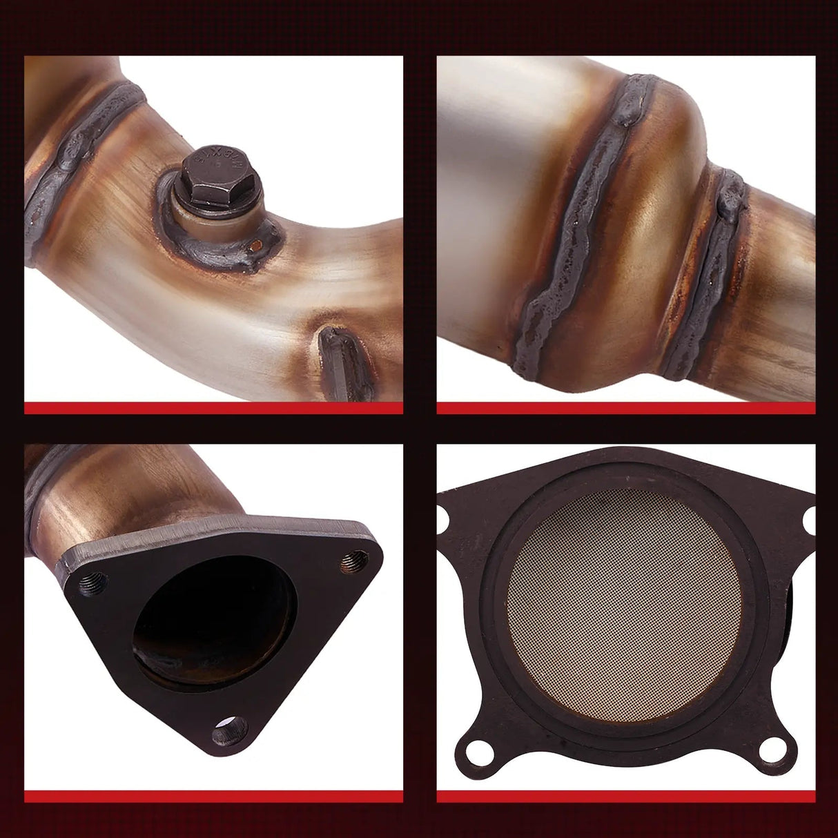 Left and Right 2-PC Catalytic Converter Kit for 2003-2008 Infiniti G35 FX35 M35 & Nissan 350Z 3.5L Flashark