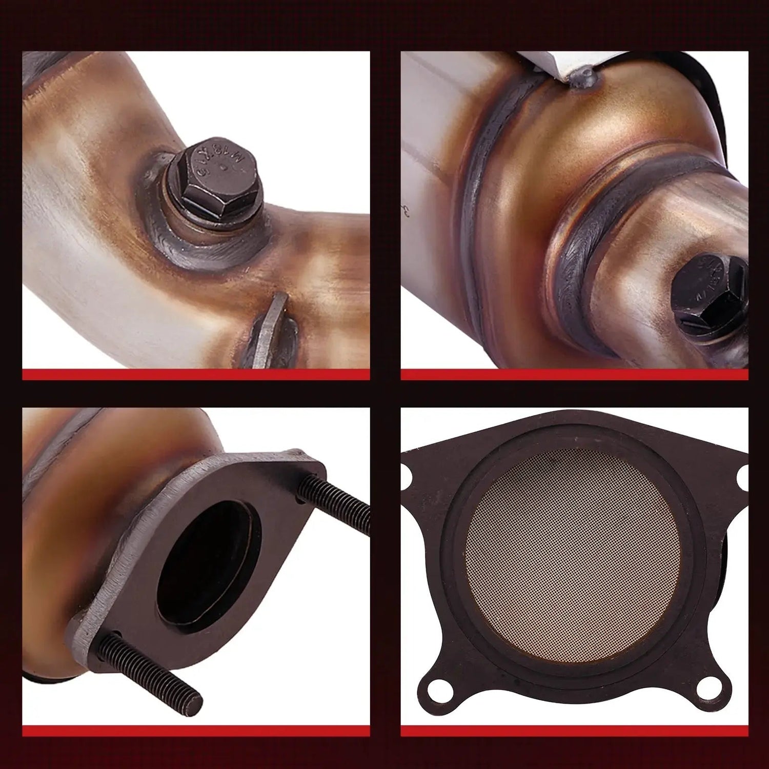 Left&Right Catalytic Converter Kit For 2007-2019 Infiniti G37, Q50, G35 - Direct Fit, E.P.A. Compliant Flashark