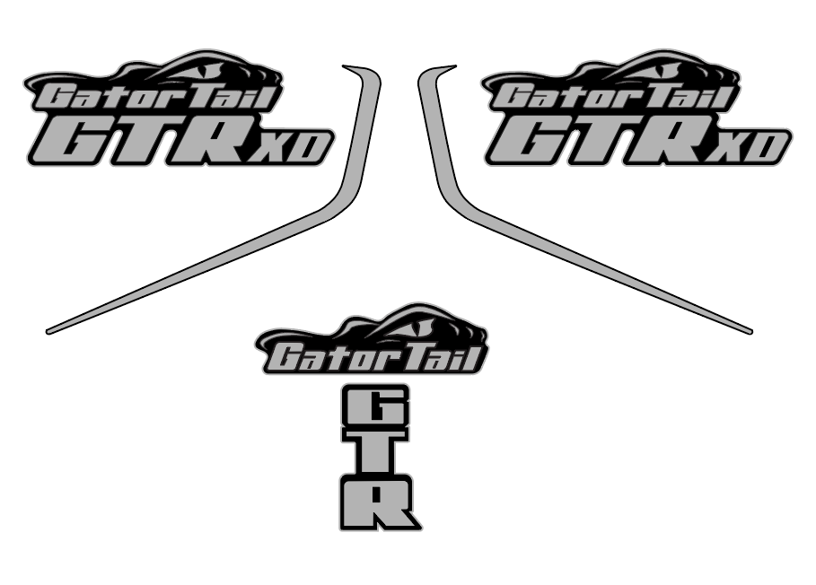 XD Clutch Cover Stickers (Colors) Gatortail