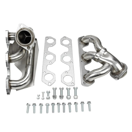 Shorty Exhaust Headers for Jeep Wrangler JK 2007-2011 3.8 V6 Flashark