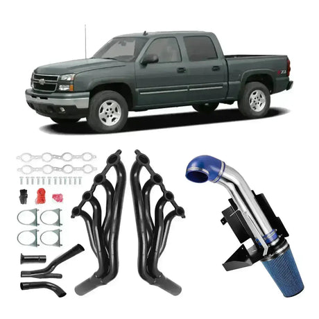 Header for 1999-2006 Chevrolet Silverado 1500 4.8L/5.3L/6.0L with Optional Cold Air Intake