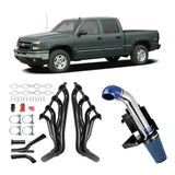Header for 2002-2006 Chevy Avalanche 1500 4.8L/5.3L/6.0L with Optional Cold Air Intake Flashark