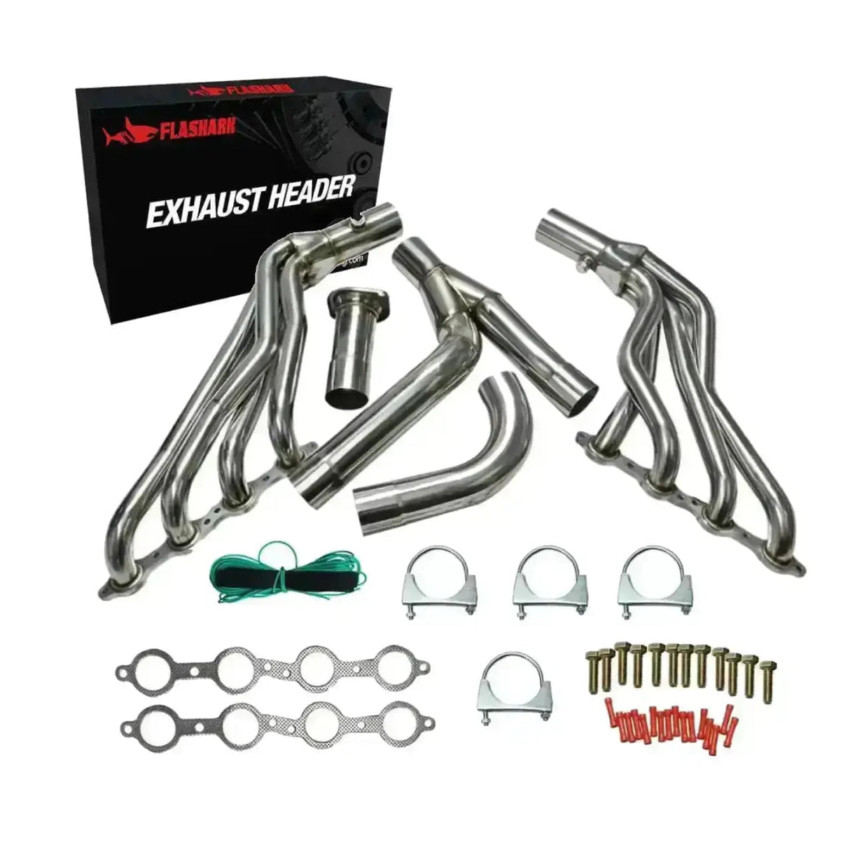Header for 1999-2006 GMC Sierra 1500 4.8L/5.3L/6.0L with Optional Cold Air Intake Flashark