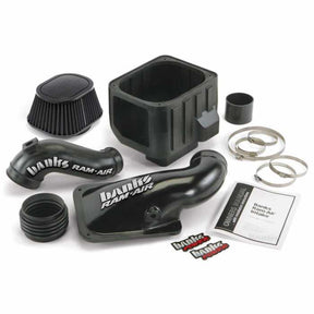 Ram-Air Cold-Air Intake System, Dry Filter for use with 2001-2004 Chevy/GMC 6.6L, LB7 Far From Stock - Meyer Distributing