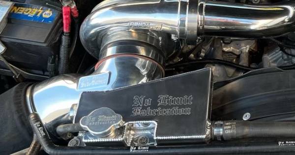 No Limit Fabrication 11-24 6.7 Power Stroke Secondary Coolant Tank No Limit Fabrication