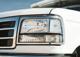 Complete Performance Six Piece Clear Headlight Kit - 1992-1997 Ford F-Series & Bronco Complete Performance