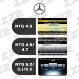 10.25" DIZZPLAY for MB E Class Coupe (C207/A207) 2012-2015 equipped with the NTG45 - LHD. ZZ2
