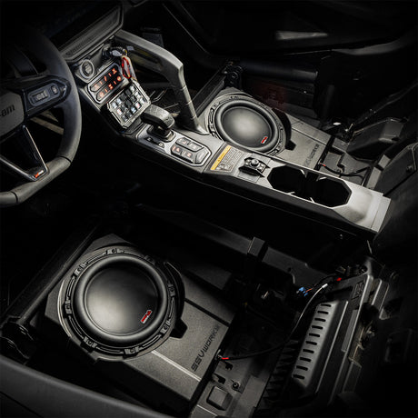 2024-2026 CanAm® Maverick R Front Under-Seat 850watt 10" Subwoofer Add-On for Factory JL® System
