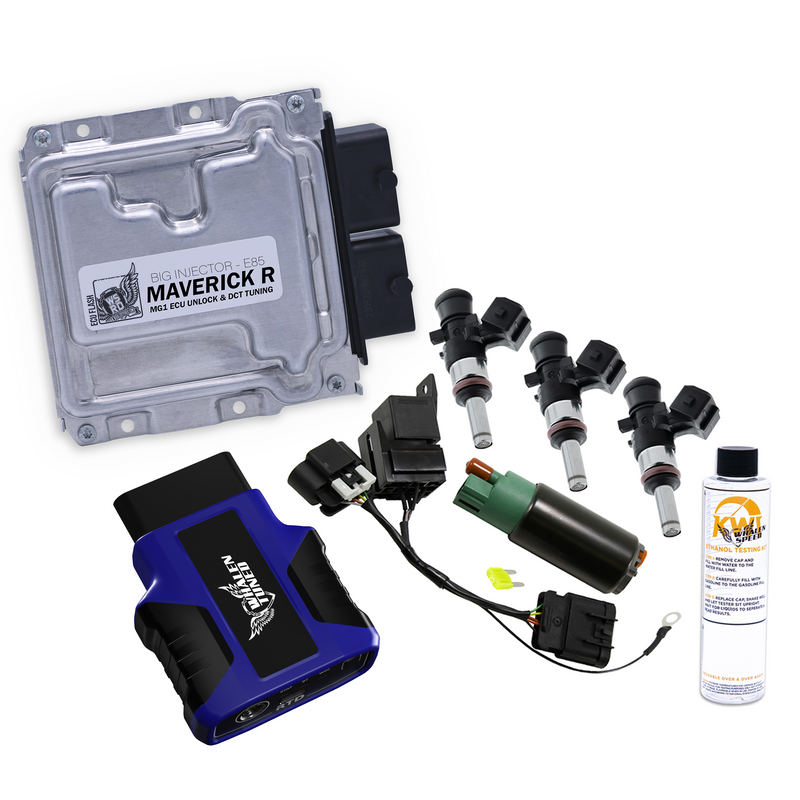 WSRD Big Injector MG1 ECU Unlock & DCT Transmission Tuning | 2025-2026 Maverick R - 4 Seat (274-355HP)