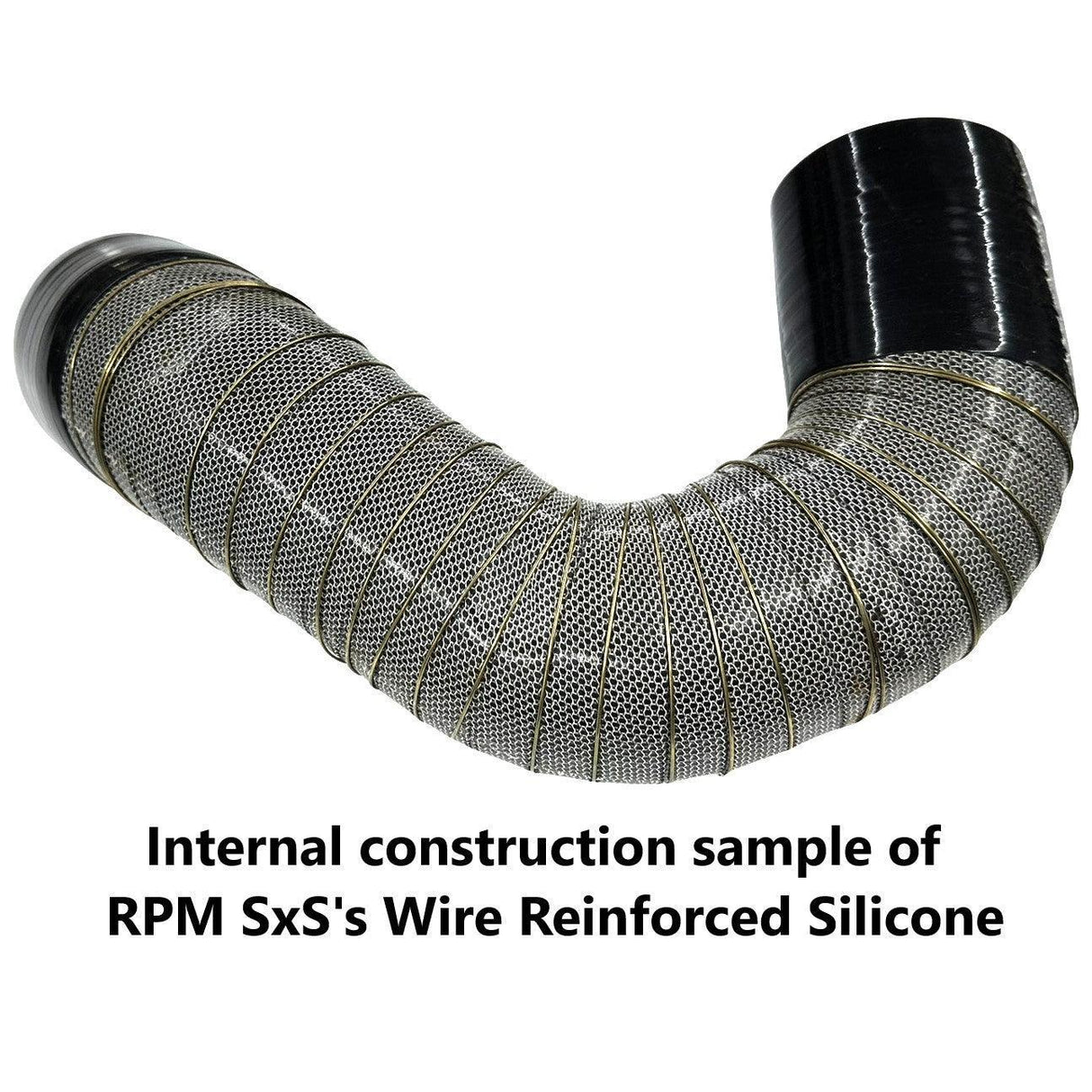 RPM Can-Am Maverick R Intake Tube - Airbox To Turbo - 5Ply Wire Reinforced
