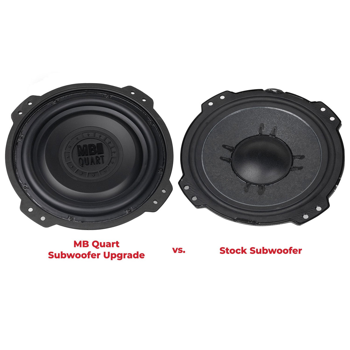 MB Quart 400 Watt Jeep® Wrangler (JL) Tuned OEM Subwoofer Upgrade (MBQJL-SUBR-1)  I '18-'26 Jeep JL Wranglers