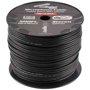 500 Ft Microphone Cable (MC-4 BLK) Audiopipe