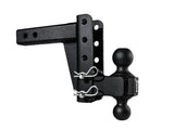 Bulletproof Medium Duty 4” Drop/Rise Hitch 2" Box Steel Shank