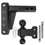 Bulletproof Medium Duty 4” Drop/Rise Hitch 2" Box Steel Shank
