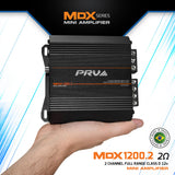 PRV MDX1200.2 2 Ohm Amplifier PRV Audio
