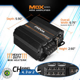 PRV MDX1200.4 1 Ohm Amplifier PRV Audio
