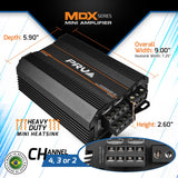 PRV MDX2000.4 1 Ohm Amplifier PRV Audio