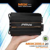PRV Audio MDX2000.4 4-Channel Full Range Mini Amplifier 2-Ohm PRV Audio