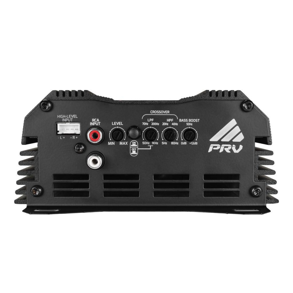 PRV Audio MDX2500.1 2600W RMS Class D Monoblock Full Range Mini Amplifier 1-Ohm PRV Audio