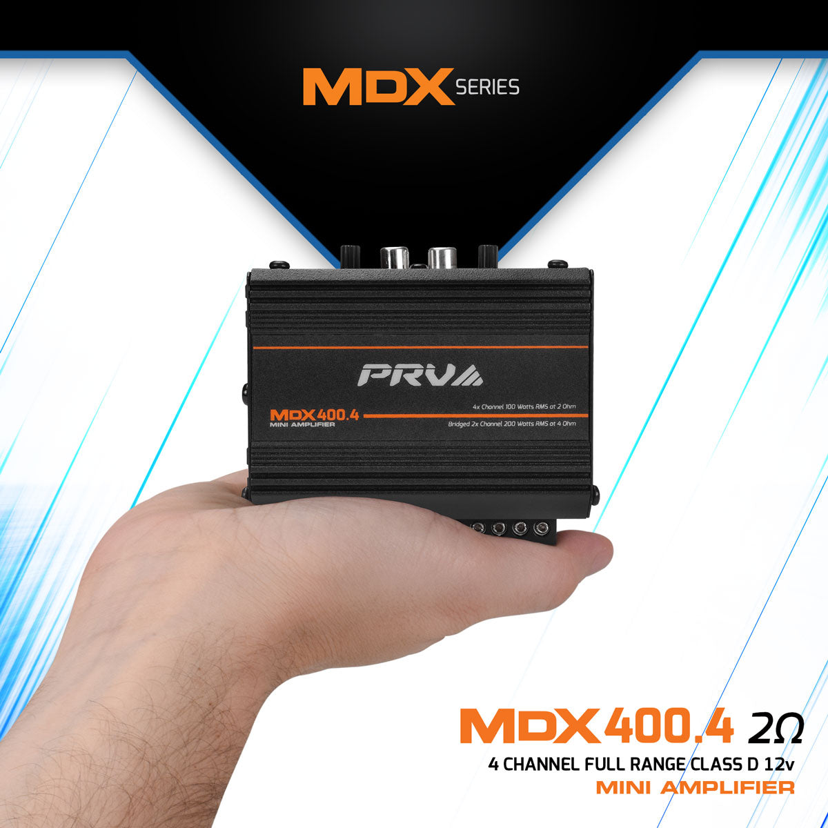 PRV MDX400.4 2 Ohm Amplifier PRV Audio