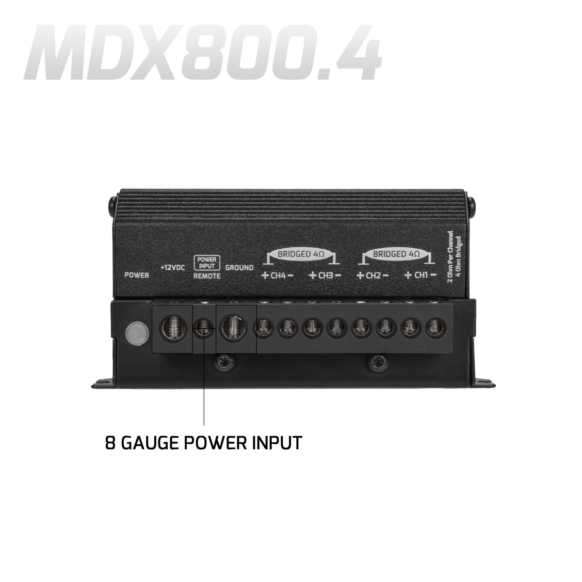 PRV Audio MDX800.4 | 4-Channel Full Range Amplifier PRV Audio