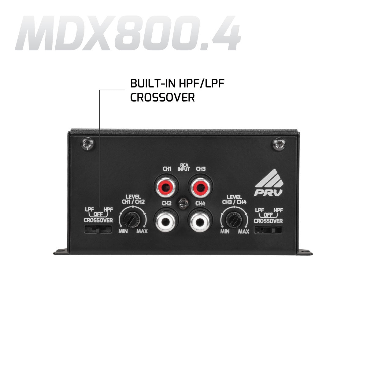 PRV Audio MDX800.4 | 4-Channel Full Range Amplifier PRV Audio