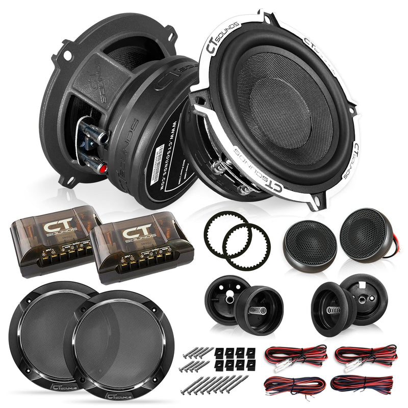 MESO-5-25-COM // 5.25" 240 Watt 2-Way Component Speaker Set CT Sounds