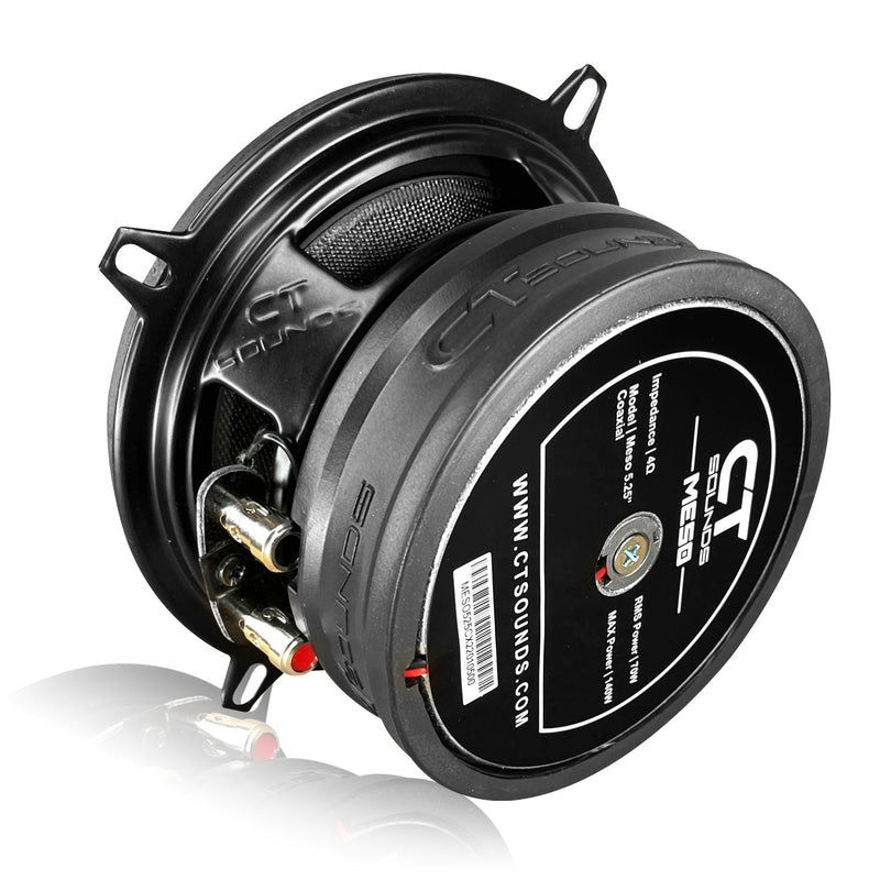 MESO-5-25-COX // 140 Watts RMS 5.25" Coaxial Car Speakers, Pair CT Sounds
