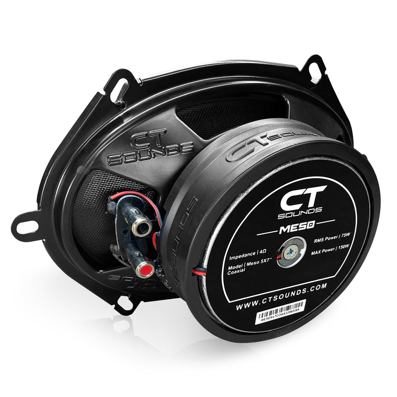 MESO-5X7-COX // 150 Watts RMS 5x7" Coaxial Car Speakers, Pair CT Sounds