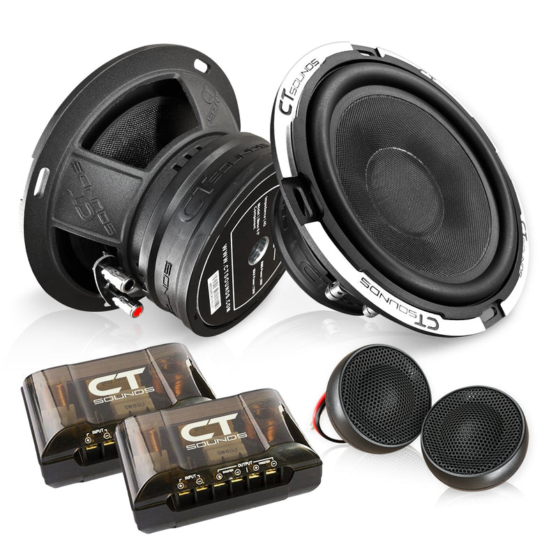 MESO-6-5-COM // 6.5" 320 Watt 2-Way Component Speaker Set CT Sounds