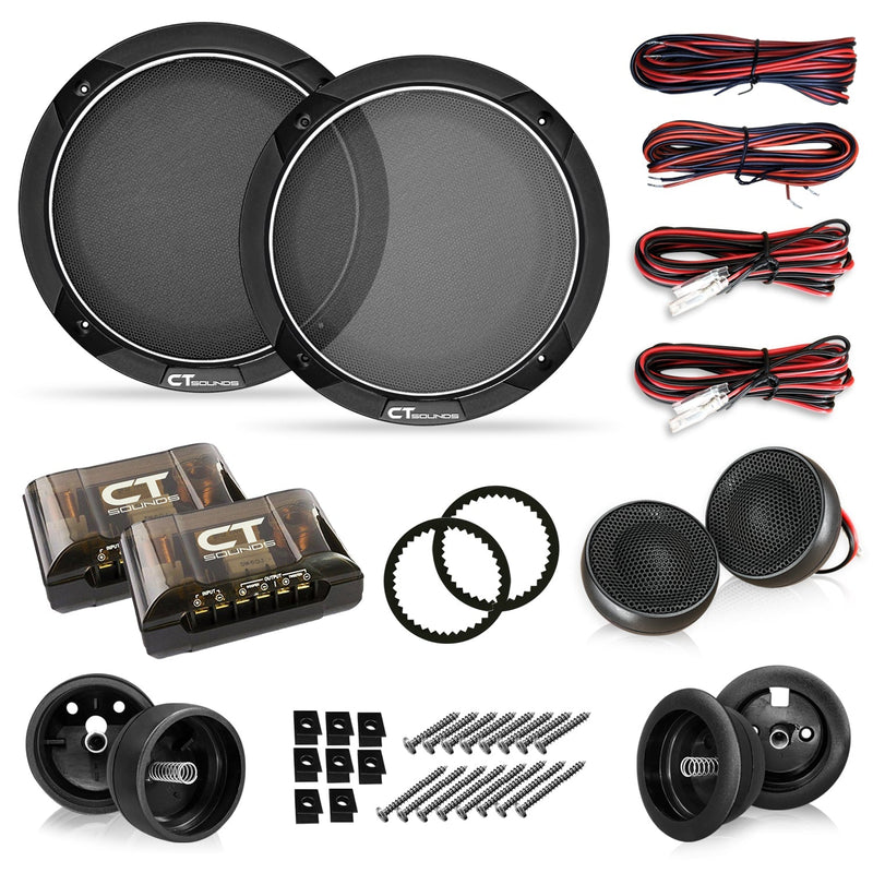 MESO-6-5-COM // 6.5" 320 Watt 2-Way Component Speaker Set CT Sounds